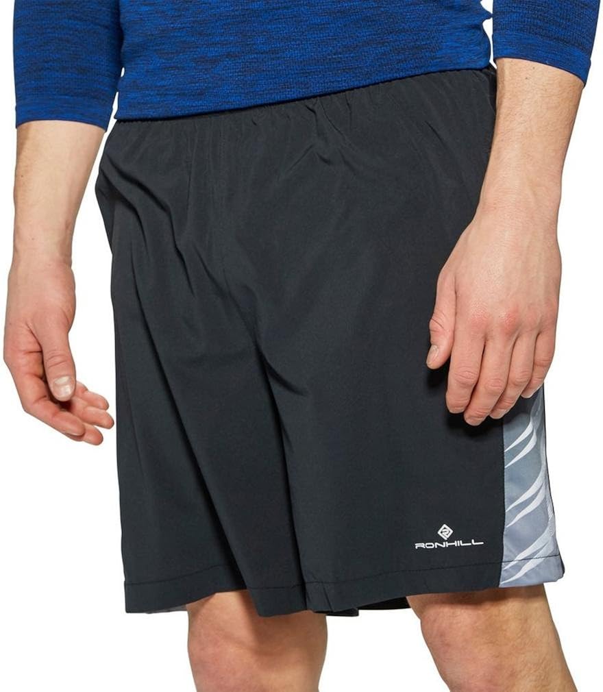 Ronhill Advance Twin 7" Running Shorts SS16 X Large Black Amazon.co.uk Clothing