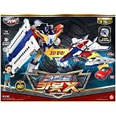 Hellocarbot Grand Carbot X Transforming Robot Figure &ndash; 4 Modes (Robot/Jet/Train/Car) 그랜드 카봇X
