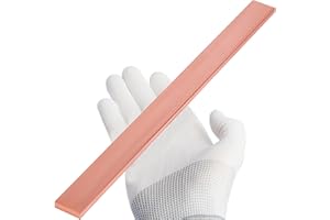 DIHZOKS Copper 110 Flat Bar 1/8" x 5/8" x 12" Long, 3mm x 15mm x 305mm Copper Bus Bar Stock