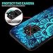 Galaxy S9 Case, ZUSLAB Pattern Design Armor, Shockproof Rubber Bumper, Drop Resistant Heavy Duty Protective Cover for Samsung S9, 2018 (Blue Mandala)
