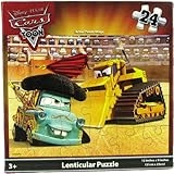 Disney Pixar Cars Lenticular Puzzle 24 Piece Lightning McQueen & Mater (12