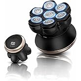 Head Shavers for Bald Men - Yinicare 7D Mens Razors for Shaving Electric Led Display Wet & Dry Bald Head Shaver Ipx6 Waterproof Shaver Type-C Charging