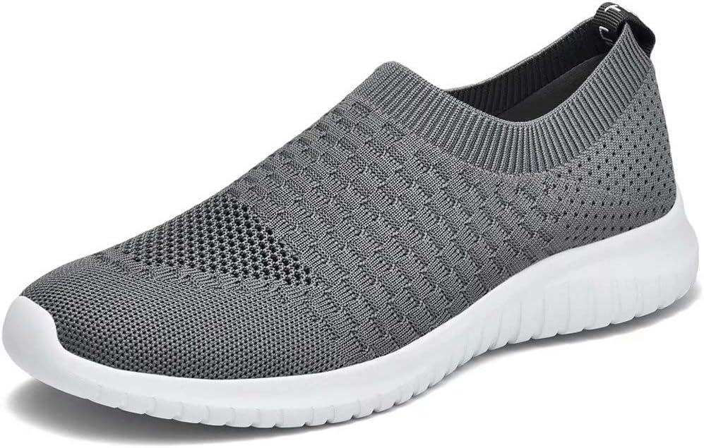 Women's Walking Tennis Shoes - Lightweight Athletic Casual Gym Slip on Sneakers