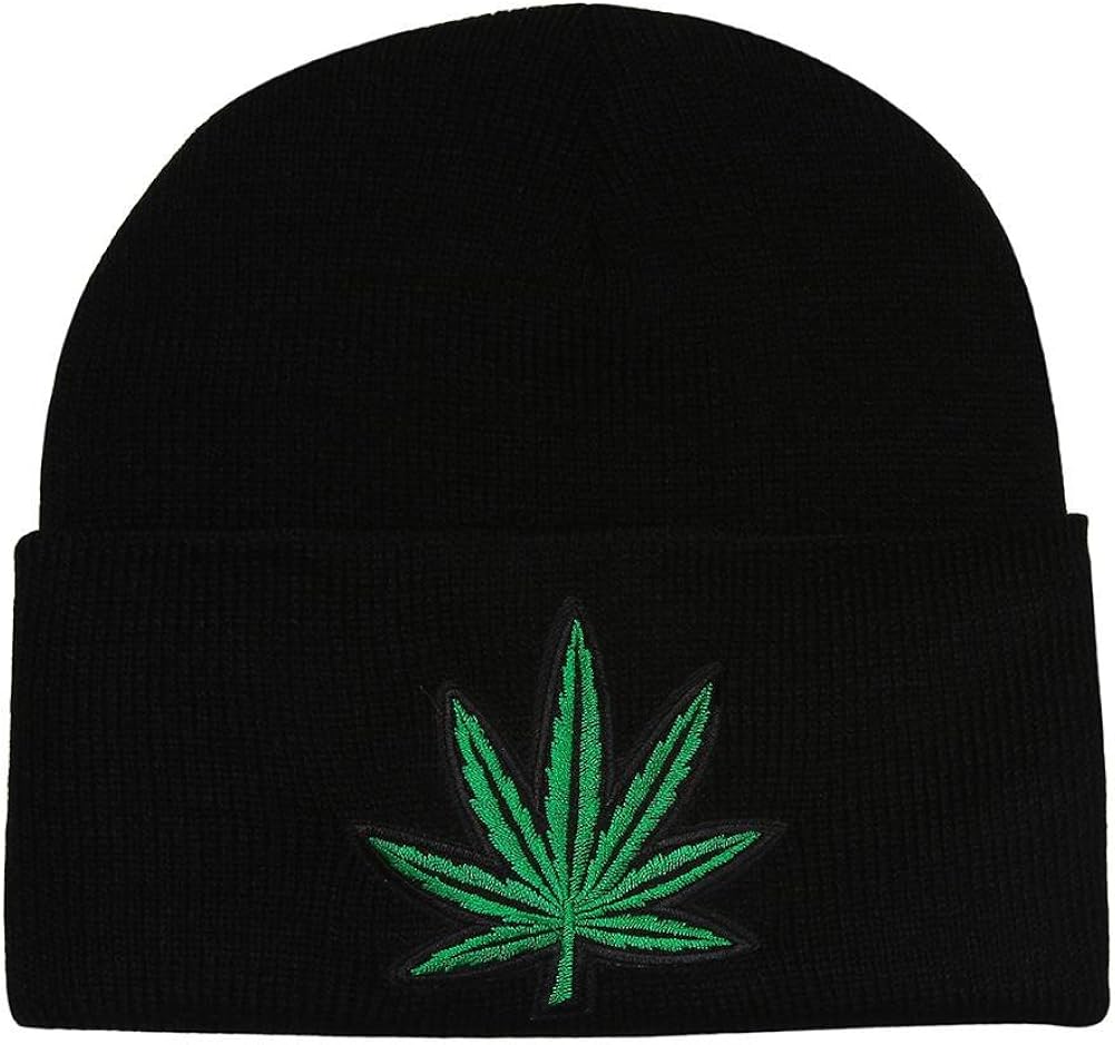 pot leaf beanie