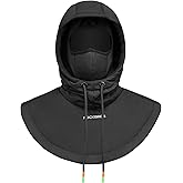 ROCKBROS Ski Mask for Men Women Winter Balaclava Ski Mack Thermal Fleece for Cold Weather Black