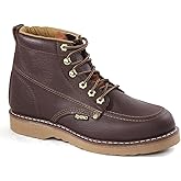 Rhino 62M28 6 inch Moc Toe Leather Work Boot - Brown 11