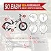 RoyalBaby Princess Girl Children's Bicycle Outdoor Ride-On Bike with Kickstand, Adjustable Seat, and Basket, 18 Inch, Jenny/White-Pink