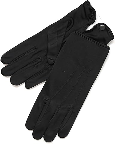 mens black formal gloves