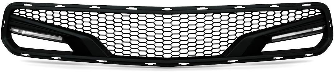 ACS Composite Five1 Front Bumper Grille Painted Carbon Flash Metallic Black with Optional LED (Continuous Light Bar)