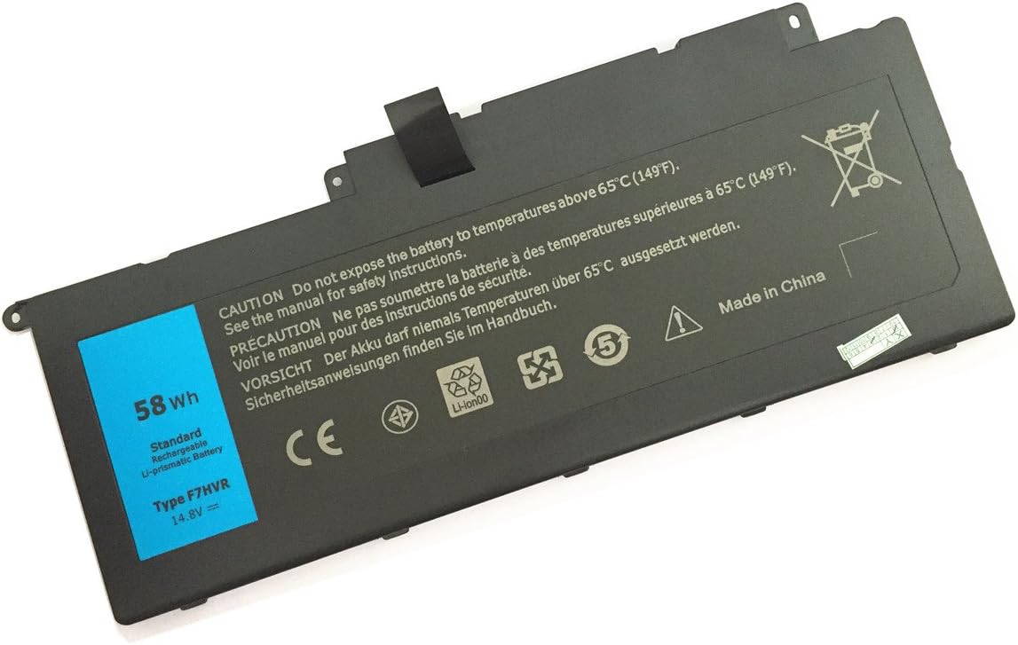 7XINbox 14.8V 58WH F7HVR G4YJM 062VNH T2T3J Laptop Battery compatible with Inspiron 17 7737 7746 15 7537 5545 Series Ins15HD-2528 Ins15HD-1528 Ins15HD-1828T