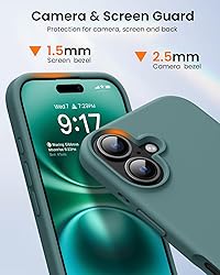 OuXul Designed for iPhone 16 Case,Shockproof Liquid