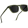 WearMe Pro - Polarized Lens Square Modern Sunglasses for Men