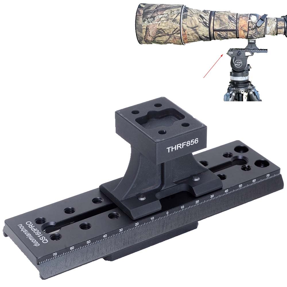 iShoot Lens Collar Foot Tripod Mount Ring Base Compatible with Canon RF 400mm f/2.8L IS USM, RF 600mm f/4L IS USM & RF 800mm f/5.6L IS USM, Support Stand Compatible with Manfrotto Sachtler Fluid Head