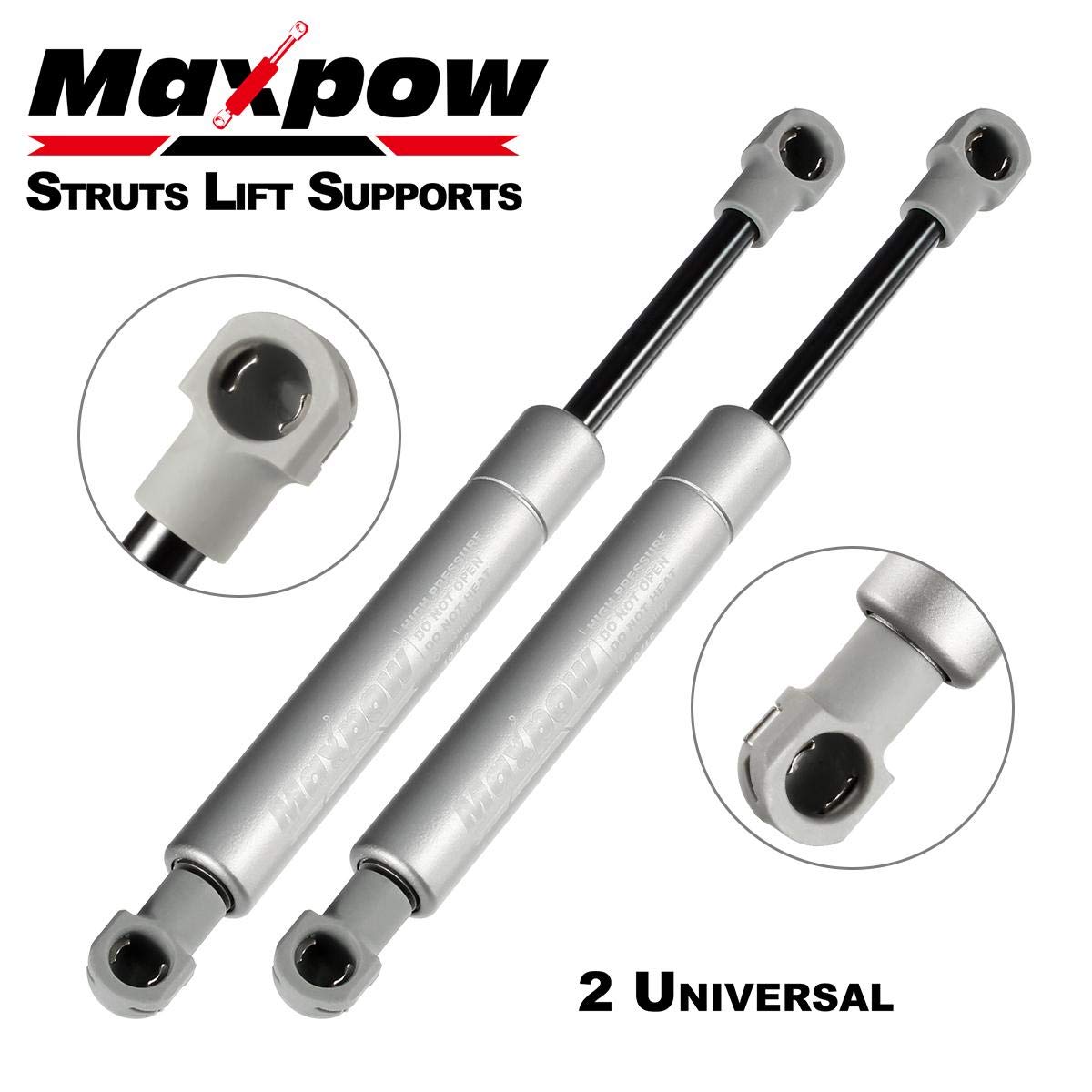 Buy Maxpow 2x Universal Gas Struts 320N 210mm, Compression Springs for