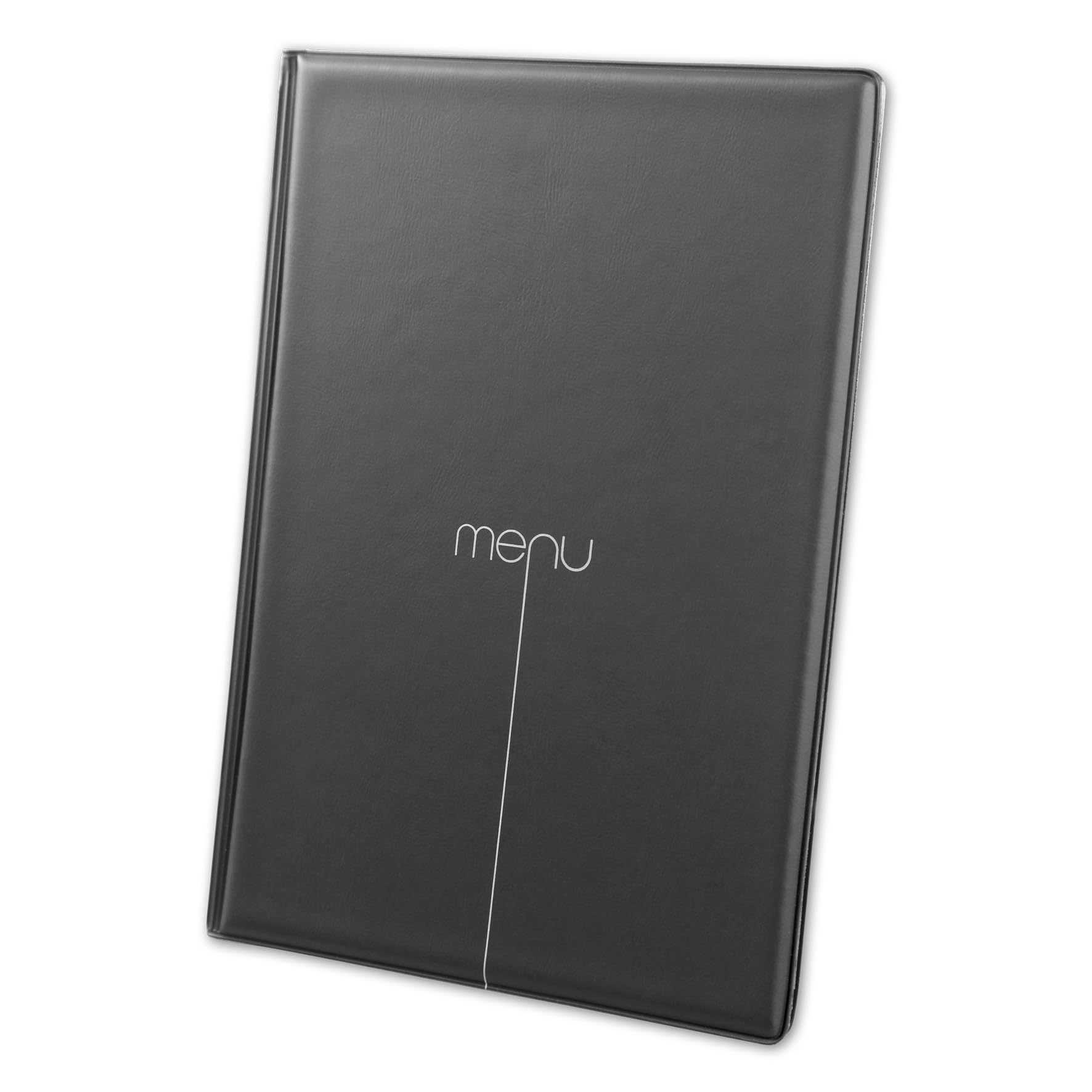 I LOVE MENU Risto Menu Holder, PVC, Black, 31.3 x 22.6 x 0.7 cm,RIA43XM