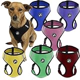 OxGord Pet Control Harness for Dog & Cat Easy Soft Walking Collar, Large, Purple