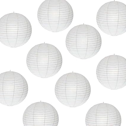 Shuangyou Paper Lantern (12 inch, White)