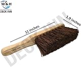 DECK INN Stiff Bassine Bristle Hand Brush Natural Wood 275mm Heavy Duty Scrub view 5