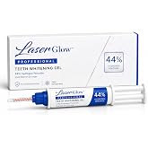 Professional Teeth Whitening Gel 44% Hydrogen Peroxide &ndash; LaserGlow in-Office Formula | Dual Barrel Auto-Mix Syringe | for Salons, Medspas &amp; Whitening Technicians | 5mL