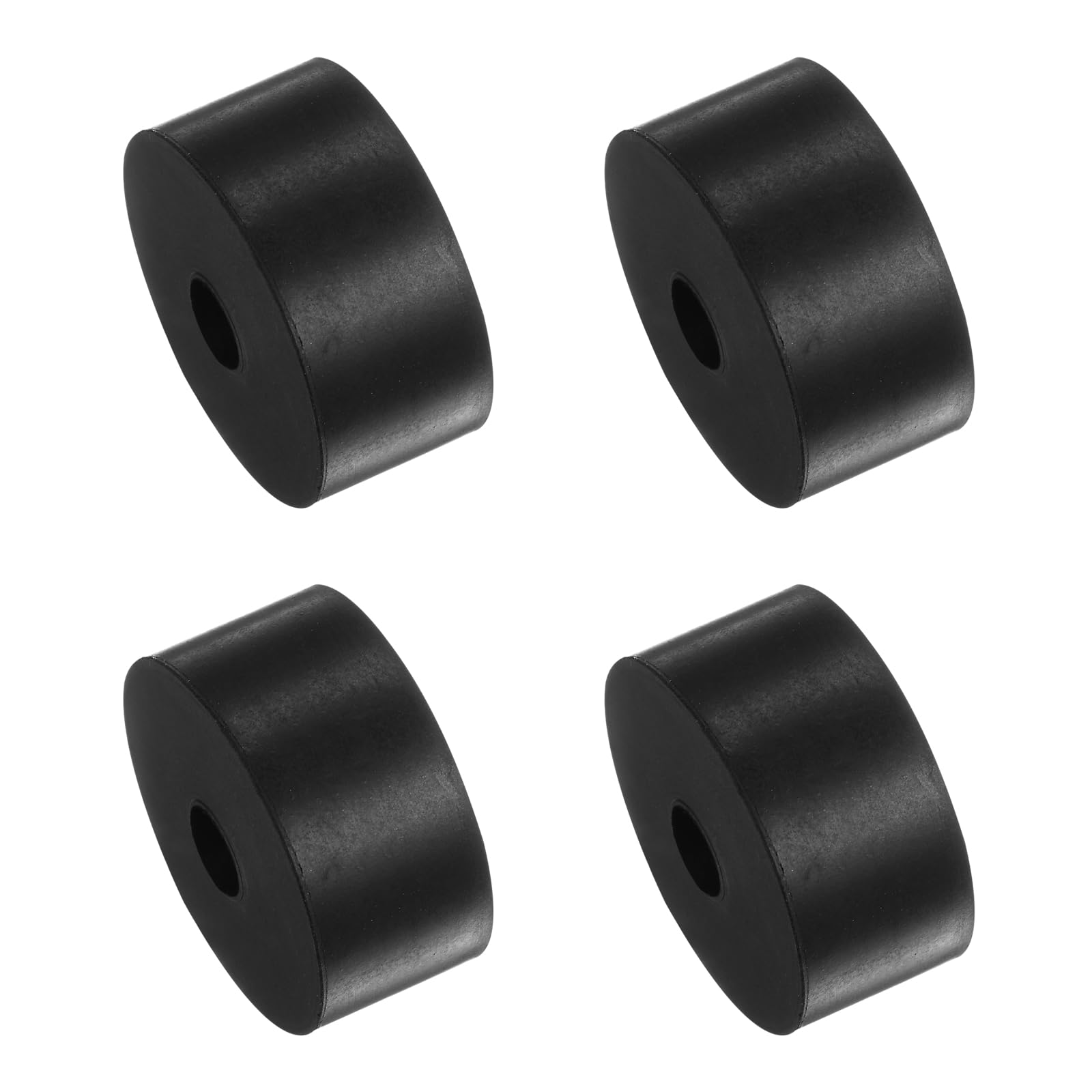 Kozelo 4pcs Rubber Spacer [10x30x50mm] Anti Vibration Isolation Pads, for Home Cars Boat Accessories, Neoprene, Black