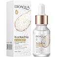 BIOAQUA Rice Raw Pulm Face Essence Hyaluronic Acid Shrink Pores Soften Moisturizing Facial Serum Skin 15ml (1 bottle, 0.5, Fl Oz)
