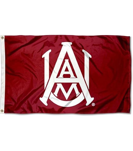 Desert Cactus Officially Licensed Alabama A&M University Flag - 3x5 Feet, 100% Polyester, Indoor/Outdoor