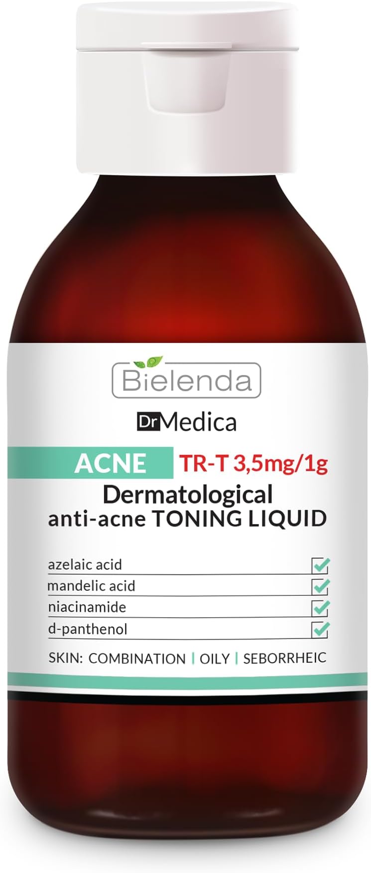 Bielenda Dr Medica Acne Toner Alcohol Free 250 ml for Oily/Acne-Prone Skin