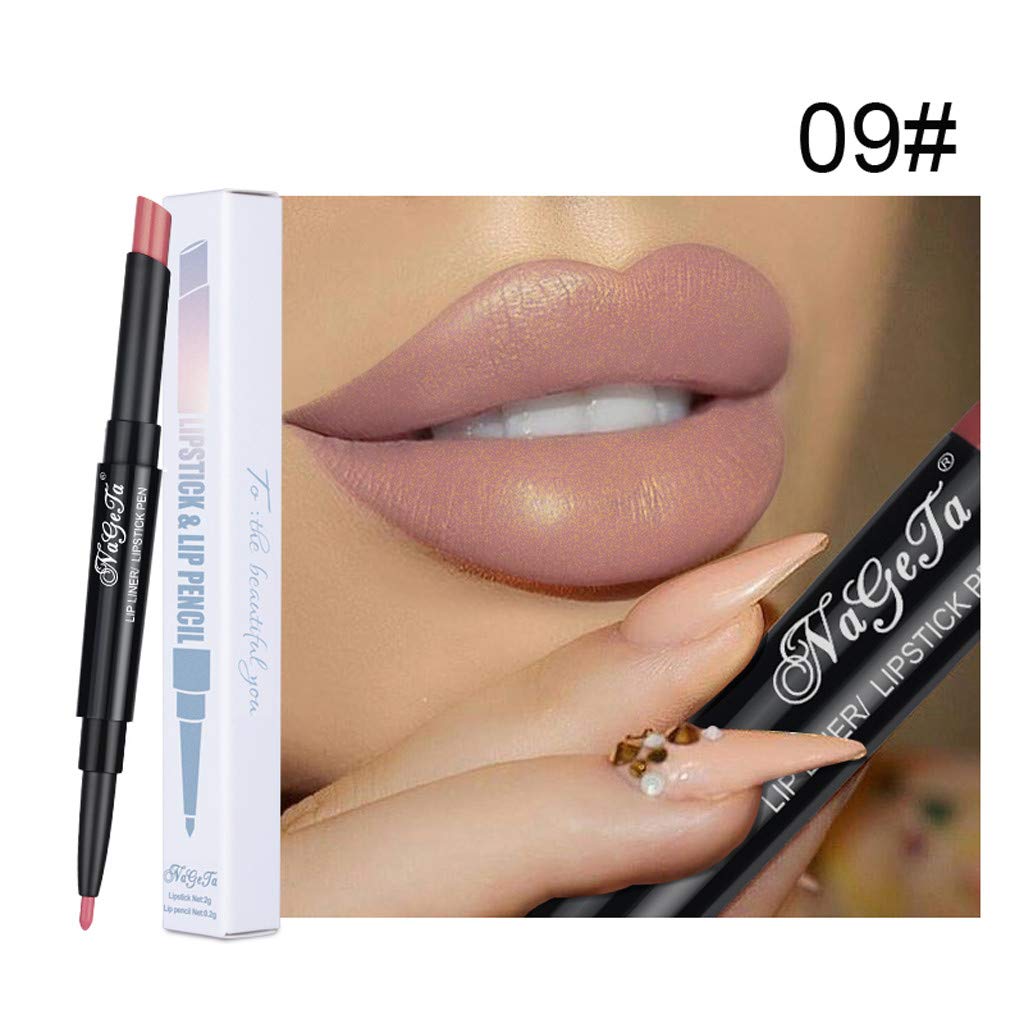 lip liner and lipstick