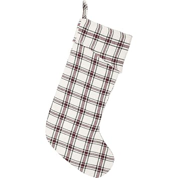 holiday Decor Amory Plaid Stocking