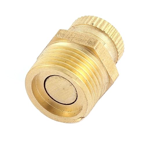 Air Compressor PT 3/8" Male Thread Water Drain Valve Brass Tone Amazon