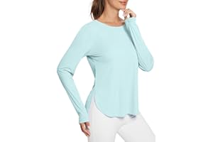 baleaf Women's UPF 50+ UV Protection Long Sleeve Workout Tops Sun Shirt Rash Guard Quick Dry Lightweight Hiking Clothes