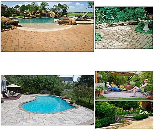 MCTECH DIY Pathmate Hormigón Forma Jardín Plástico Path Pavimento ...
