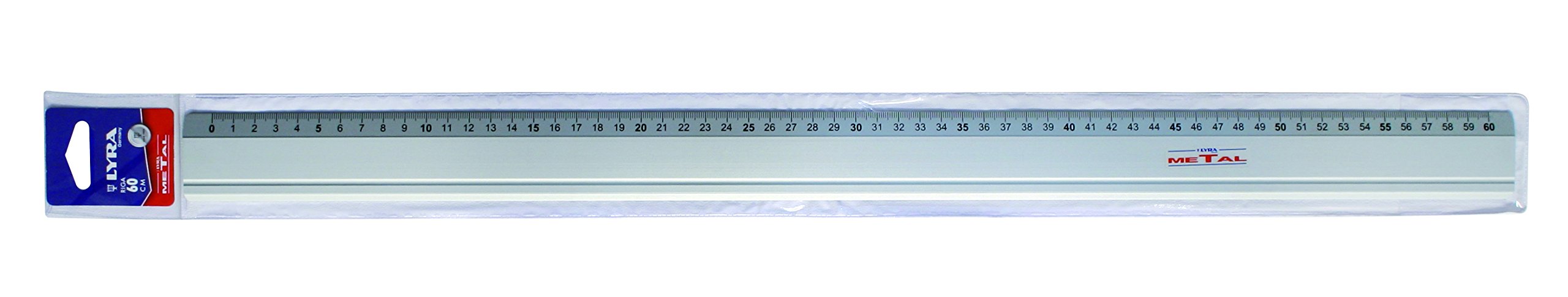 Fila Lyra Metal ruler with rubber (60cm in PVC bag).
