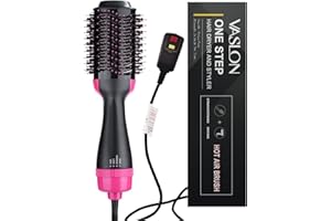 VASLON Hot Air Brush,4-in-1 One Step Hair Dryers & Blower Brush With Negative Ions for Reducing Frizz and Static,For All Hair
