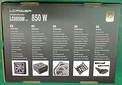 LC-POWER 850W, ATX 3.0, 80 Plus® Gold, Modular