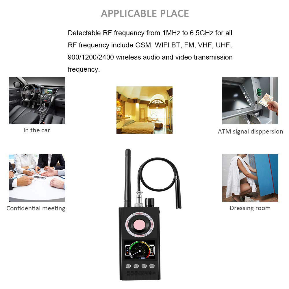 Amazon.com: Wireless Bug Detector RF Signal Scanner Radio ...