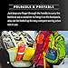 Magiclocci Collapsible Water Bottle, Reuseable BPA Free Silicone Foldable Water Bottles for Travel Gym Camping Hiking, Portable Leak Proof Sports Water Bottle with Carabiner, 26oz