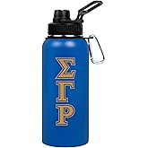 BBGreek Sigma Gamma Rho Sorority Paraphernalia - Official Vendor - 32 oz Stainless Steel Insulated Tumbler - Greek Letters