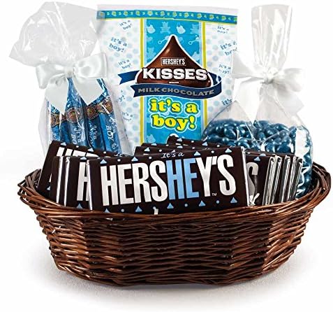 New Baby Gifts Large Candy Gift Basket for Boys