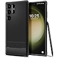 Spigen Rugged Armor Designed for Galaxy S23 Ultra Case (2023) [Military-Grade Protection] - Matte Black