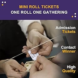 DGBDPACK 250 Raffle Tickets, 50/50 Double Roll