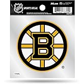 Rico Industries Boston Bruins Spoked B Primary Logo 4"x4" Small Style Decal