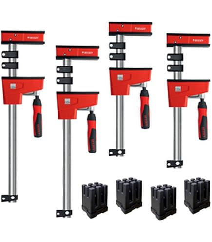 Bessey BS4N 7639480040 Hold Down Table Clamps, Grey/Red, 200/120 Bessey BS4N 7639480040 Hold Down Table Clamps, Grey/Red, 200/120