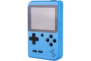 RFETOMAX Handheld Game Console with 400 Classical FC Games Retro Mini Game Machine 2.8-Inch Color Screen Support for TV Output , Presents Birthday for Kids, Adults (GameBlue-400-2)