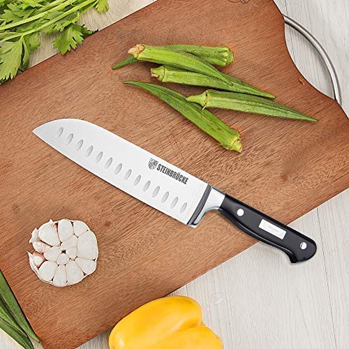 STEINBRÜCKE Santoku Knife 7 inch Kitchen Knife from German