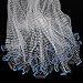 Pisfun American Saltwater Fishing Cast Net for Bait Trap Fish 4ft/6ft/8ft/10ft/12ft Radius, 3/8inch Mesh Size