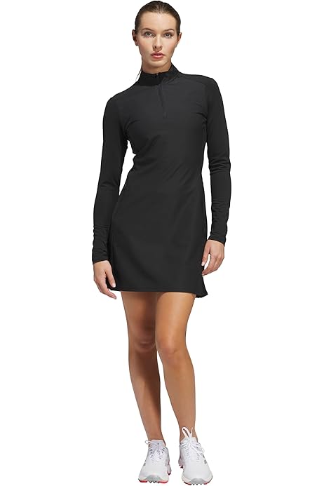 nike black long sleeve mini dress