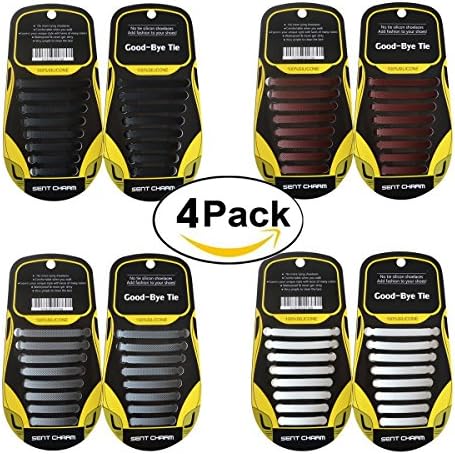 No Tie Shoe Laces for Adults/Kids Elastic Shoe Laces for Sneakers Tieless