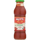 Mutti Organic Tomato Puree (Passata), 19.7 oz. | 6 Pack | Italy’s #1 Brand of Tomatoes | Fresh Taste for Cooking | Bottled To