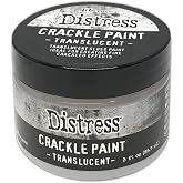 Tim Holtz - Ranger Distress CRCKL Paint TRANSLUCEN, Translucent, 3